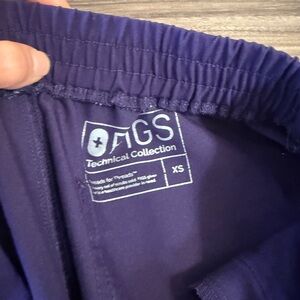Figs Eggplant Skinny Scrub pant